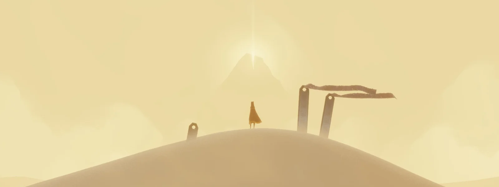 Landscape image of the game Journey